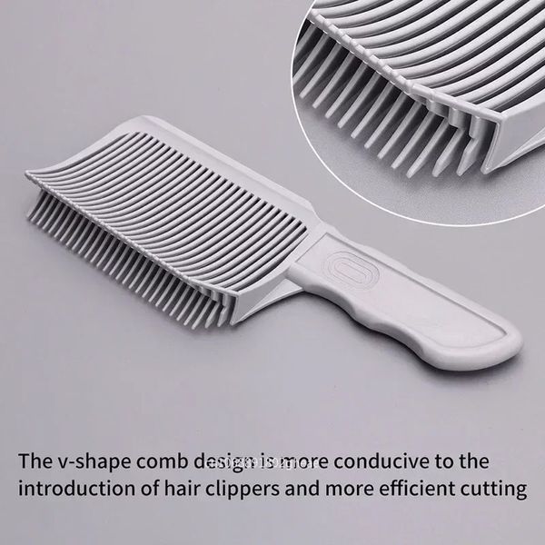 Nueva herramienta de peinado de peinado de barbero de barbería 2024 para cortes de cabello de desvanecimiento gradual de fragmento resistente al calor para estilos cónicos para hombres para el calor