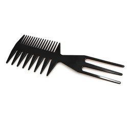 NOUVEAU 2024 Professional Double Side dents peignes poissons Os Forme des cheveux Brosse de coiffure de coiffure Brousse de coloriage Brosse de coiffure homme 2.1.