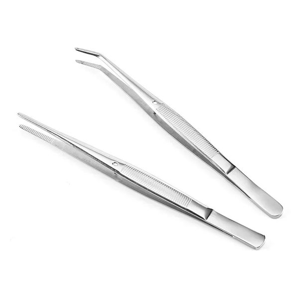 NOUVEAU 2024 Nippers Nippers en acier inoxydable Tweezers Rigiane Crystal Sequins paillettes Ricking Up Cotton Cleaner Tools Manucure for Nail Art