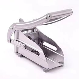 new 2024 Stainless Steel Potato Cutter Manual Vegetable Cutter Potato Chips Maker French Fries Cutter Machine Potato Slicer Kitchen Toolsfor