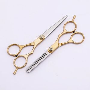 Nieuwe 2024 roestvrijstalen schaar voor haarverdunning en snijdend clipper 6 inch kappersproducten Haircut trim Hairs Snijden Kapper