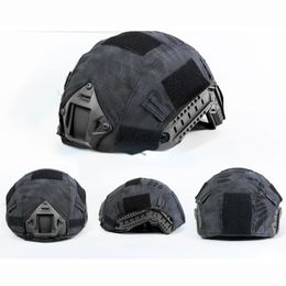 Nuevo 2024 Cubierta de cubierta de casco táctico Circanferencia 52-60 cm Airsoft Pintorball War Game Gear CS Cosco de casco rápido Multicolor, aquí, aquí