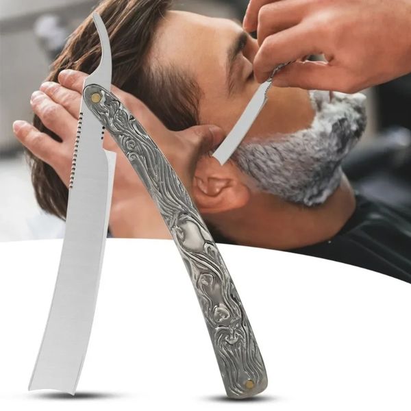 NOUVEAU 2024 TAN BOINE Handle de rasage rasage rasoir professionnel Barber rasoir rasoir rasoir pour la lame de rasage de rasage de rasage des hommes - pour