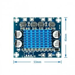 Nuevo 2024 TPA3110 XH-A232 30W+30W 2.0 canal Digital estéreo Audio Amplificador de alimentación de alimentación DC 8-26V 3A30W+30W Audio estéreo para TPA3110