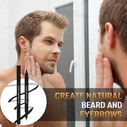 NEW 2024 Two-in-one Four-pronged Pointed Men's Beard Filler Pen and Rotating Beard Molding Board Comb Ruler Combination beard grooming pen combo