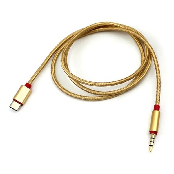 Nuevo 2024 Tipo C Male a 3.5 mm AUX AUX AUX ADAPTER Cable de audio USB C Tipo-C a 3.5 mm Jack de auriculares Aux Audio para Letv Le 2 Pro