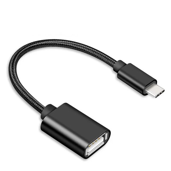 NOUVEAU 2024 Type-C Micro USB OTG Adapter Cable USB Femelle To Type C Câble adaptateur de câble mâle Câble USB-C Câble pour Xiaomi 4 LETV HUAWEIOTG