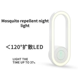 Nouveau 2024 Ultrasonic Mosquitoes Repoller LED Night Light Bugs Killers en plein air de la lampe de nuit électrique intérieure.