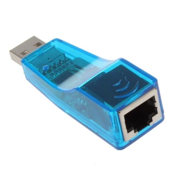 NOUVEAU 2024 USB 10/100 Mbps Card réseau USB vers RJ45 Ethernet LAN Network Converter adapté pour PC ordinateur portable Win 7 Adaptère Mac Android pour RJ45