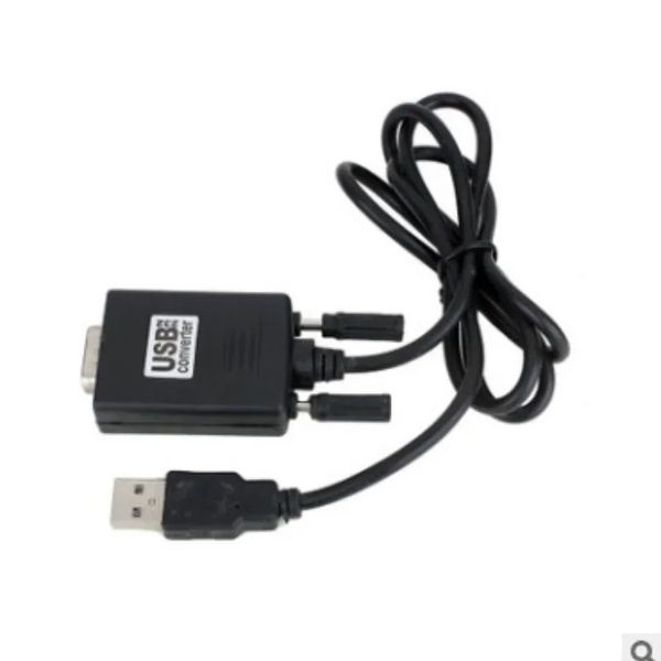 NOUVEAU 2024 USB 2.0 à RS232 série DB9 9 broches Câble de convertisseur masculin noir 0,8m 1 Port Adaptateur pour les routeurs Cisco Commutateurs Télescope