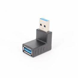 Nieuwe 2024 USB 30 mannelijke tot vrouwelijke rechthoekgegevensuitbreiding Adapter met 90 graden L type mannelijk aan vrouwelijke USB-adapterverlenging voor meer