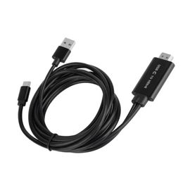 Nuevo Cable Cable USB-C 2024 Compartir Cable compatible con HDMI Compartir 4K HD 60Hz enchufe y reproducir la pantalla de diseño de línea larga receptor PD3.0 1. para