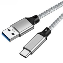 NIEUW 2024 USB3.2 10GBPS -kabel USB A tot USB C 3.2 Gen2 Gegevensoverdracht kabel kabel SSD harde schijf kabel 3a 60W Quick lading 3.0 laadkabel voor