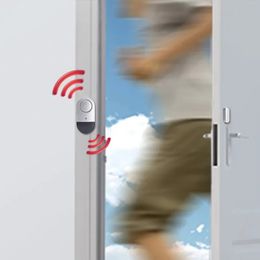 Nouveau capteur magnétique de fenêtre de porte sans fil 2024 pour système de sécurité à domicile intelligent avec détecteur d'alerte d'alarme pour la sécurité de la maison, voici