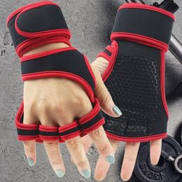 Nuevos guantes de entrenamiento 2024 envolturas de muñeca para hombres y mujeres Guantes de ejercicio para levantar pesas Cycling Gym Fitness Entrenamiento cruzado Avistable para