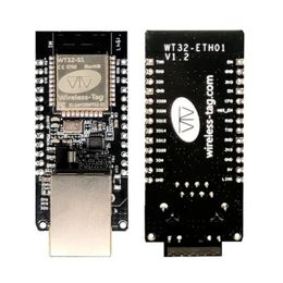 NOUVEAU 2024 WT32-ETH01 Réseautage de port série intégré Ethernet WiFi Combo Gateway MCU ESP32 Module sans fil WT32 ETH01