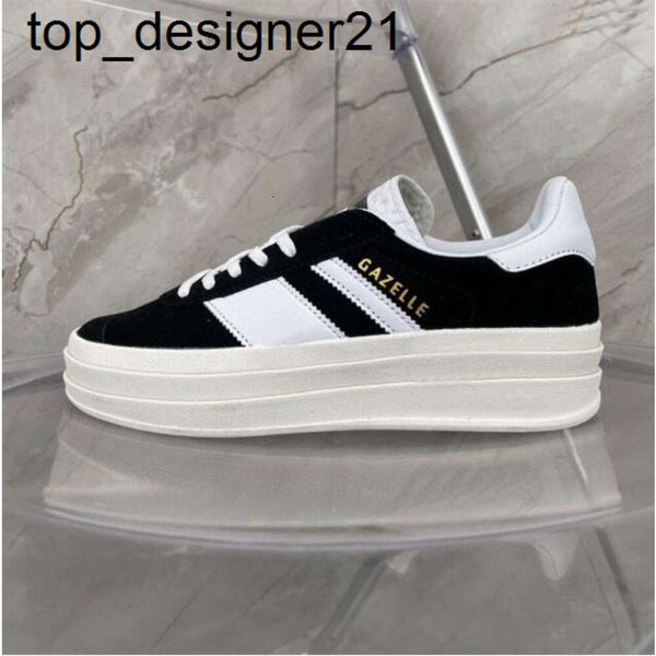 Nouveau 2024ss Gazelle bold Pink Glow Designer Chaussures Pulse Mint Pink Core Noir Blanc Solaire Vert Gris Blanc Super Pop Rose Presque Jaune Femmes Baskets Chaussures