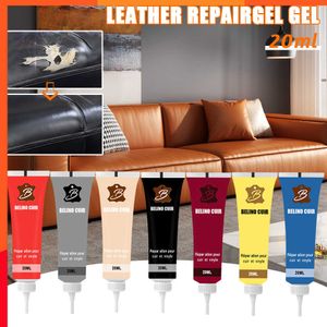 Nieuwe 20 ml Auto Leer Reparatie Gel Crème Reparatie Filler Sofa Auto Seat Leer Complementaire Reparatie Opknappen Auto Polijsten Kit