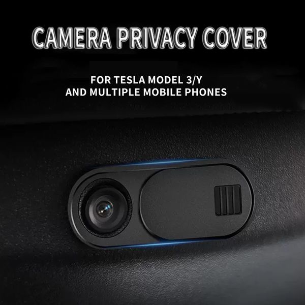 Nouveau 20pc pour Tesla Model 3 Model Y 2017-2021 2022 Intérieur webcam Cover Privacy Camera Protection Case Retrofit Accessoires en gros