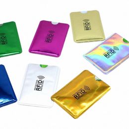 Nouveau support de carte anti-RFID 20pcs Blocker Bank Bank Bank Card Card Card Protecteur Métal Habillement Crédit Case Aluminium 90KK #