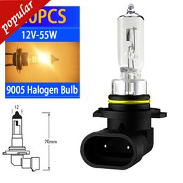 Nieuwe 20Pcs HB3 9005 55W 12V Helder Glas Mistlicht Signaal Halogeen Lamp Head Light Koplamp lampen Warm Wit 4300K Auto Styling Parking