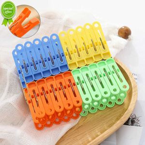 Large Plastic Windproof Clothes Pins, 20-Pack Spring Clamp Beach Towel Clips, Powerful Clothespins Quilt Clamp Holder