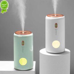 Nuevo Mini humidificador de carga USB de 220ML, lámpara de ambiente, Mini máquina de aromaterapia superior para coche, purificadores de aire para dormitorio