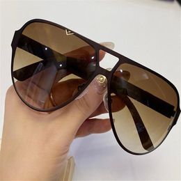 NIEUWE 2252 mannen klassiek design zonnebril Mode Ovaal frame Coating zonnebril UV400 Lens Koolstofvezel Benen Zomer Stijl Brillen wit333w