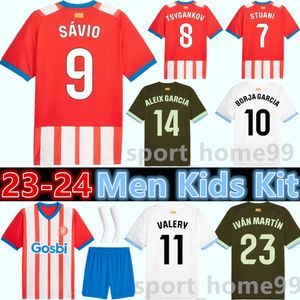 Nieuwe 23 24 Girona Stuani voetbalshirts Dovbyk Tsygankov 2023 2024 Aleix Garcia Savio Herrera Ivan Martin Home Away Third Football Shirt Adult Men Kids Kit Uniform