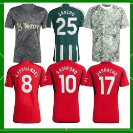 23 24 25 Jersey de fútbol Bruno Fernandes Rashford Mount Camisetas de fútbol Hogar lejos 3ro 2023 2024 MARTIAL HOJLUND Stone Roses Mujeres Portero GK Entrenamiento Pre Match S 4XL