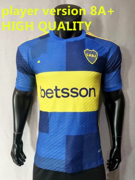 Nuevo estilo 23/24 Boca Betsson Football CABJ Exclusividad Camisetas de fútbol clásicas Versión de jugador de alta calidad Inicio Mangas cortas Hombres Camiseta de fútbol Ropa de fútbol