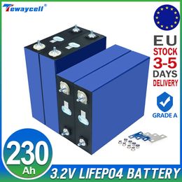 Nueva batería recargable Lifepo4 de grado A de 230Ah, celdas de 3,2 V, energía Solar, RV, EV, libre de impuestos, almacén alemán de UE, EE. UU., entrega rápida