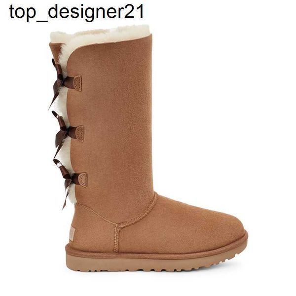 Nouveau 23ss Australie Australie GS 585401 bottes classiques courtes mini femmes neige garder peluche peau de mouton daim marron gris pleine fourrure moelleux fourrure femmes hommes chaussons