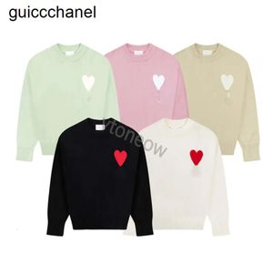 Nouveau 23SS Designer Chandails pour hommes Designer Amis de Coeur Love Jacquard Crew Neck V Neck Sweater Designer Sweater Hommes Marque de mode Streetwear Womens Sweater