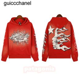 Nieuwe 23ss Hellstar Heren Designer Hoodies Jas Heren Vrouw Jas Hoodie Uitloper modemerk Letter Print Sweatshirts Hellstar Terry heren dames hoodie