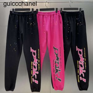 Nieuwe 23ss roze designer broek vrouwen joggers Sp5der vrouwen joggingbroek spider lange SWEAT BROEK dames heren broek