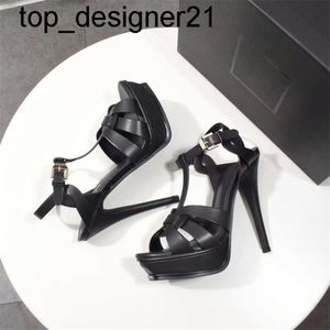 Nouveau 23ss Femmes Robe Chaussures Talons Hauts Femmes Designer En Cuir Véritable Pompes 10/14 Cm Dame Sandales De Mariage Noir femmes talons hauts