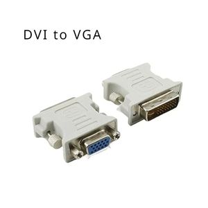 NIEUW 24+1 DVI Male tot HDMI-compatibele vrouwelijke converter voor DVI-adapterondersteuning 1080p HD 24+5 DVI naar VGA voor PC HDTV Projector Adaptefor DVI naar VGA-adapter