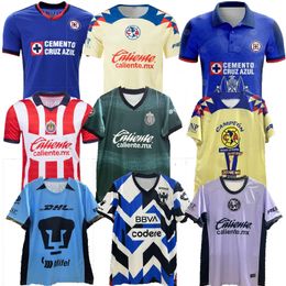 24 25 Club America Jerseys de football 2023 2024 2025 Day of the Dead Atlas Fc Naul Tigres Chivas Guadalajara Xolos Tijuana Cruz Azul Kit Unam Leon Camisas de Futebol Shirts