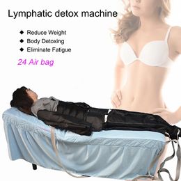 Machine amincissante de pressothérapie à air, 24 airbags, drainage lymphatique complet du corps, nouveauté