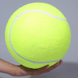 Nouveau 24 cm Big Giant Pet Dog Puppy Tennis Ball Thrower Chucker Launcher Play Toy Supplies Sports en plein air avec du caoutchouc naturel