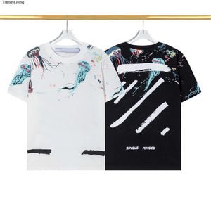 Nouveau designer 24SS T-shirt Men Casa Blanca Luxury Shirts Mens Designer surdimension