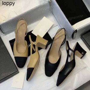 Nieuwe 24SS Designers Dress Shoes Slingbacks Sandaal Ballet Flats schoenen Espadrilles Ballerinas Sandals Sandalen Ladies Party Wedding Women dikke schoenen