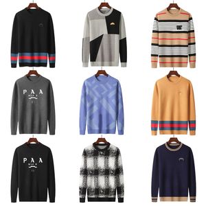 Nouveau pull tricoté pour hommes et femmes pour hommes et femmes marques de luxe haut de gamme hivernales confortables Pull de coton confortable 100% Pull pour hommes de haute qualité