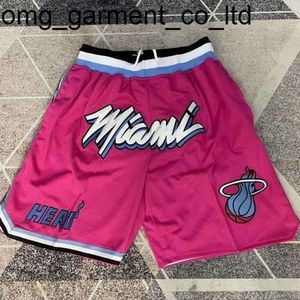 Nouveau 24SS Pantalons pour hommes Designer brodé Miami Heat Football Basketball Shorts marque de mode Justdon Wade Même cinq points lâches shorts pour hommes