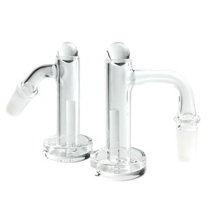 16mm 2.5mm Quartz Control Tower Banger Clou à fumer avec dessus biseauté entièrement soudé 35mm d'épaisseur Bas Pilier Ball Carb Cap Domeless Deep Bucket Bangers