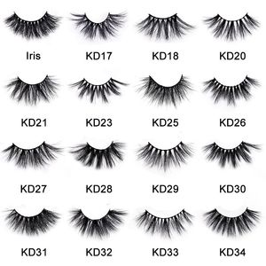 NOUVEAU 25mm 3D Vison Cils 22 Styles Dramtic Fluffy Volume Faux Cils À La Main BRICOLAGE Cils Extension Beauté Maquillage Outil