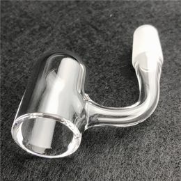 Nouveau 25mm oeuvre HQ Quartz Banger fond rond bord biseauté 2.5mm d'épaisseur tout joint de cou soudé artiste Iomeless Quartz Banger Nail I