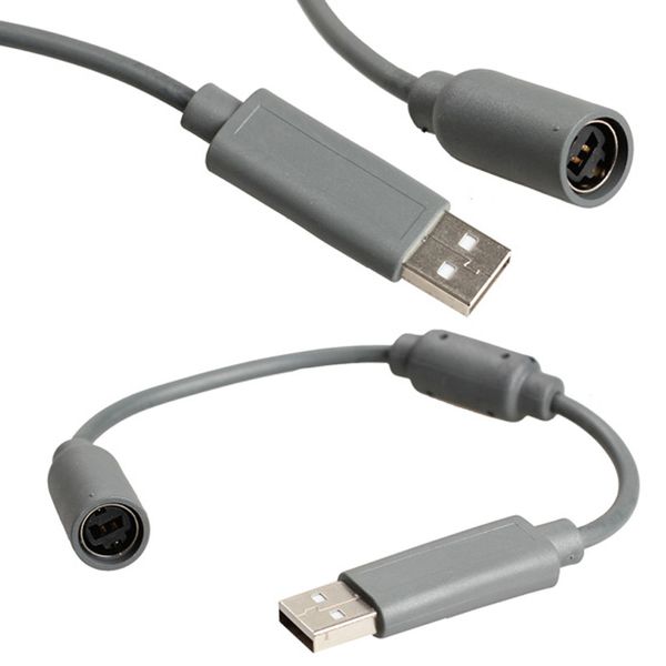 Nuevo Controlador de 26 cm Controlador con cable PC Port Cable de cable de puerto USB Cable para Xbox 360 DHL FedEx UPS Envío gratuito