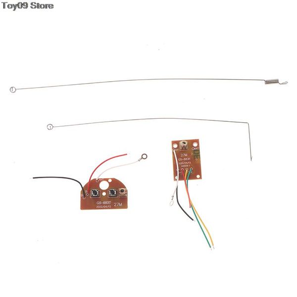 Nuevo control remoto de 2ch RC Circuito de 27 MHz PCB Transmisor y sistema de radio de la placa receptor con antena para el camión del automóvil Toy 2023